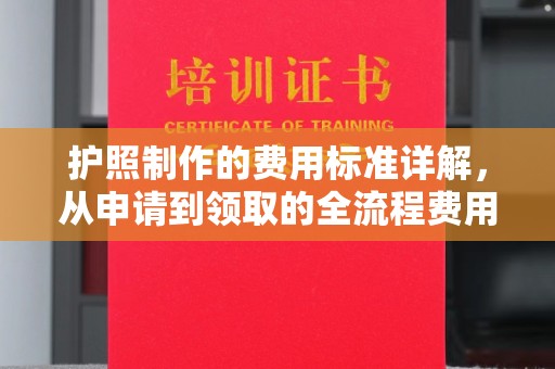 双阳护照制作的费用标准详解，从申请到领取的全流程费用指南