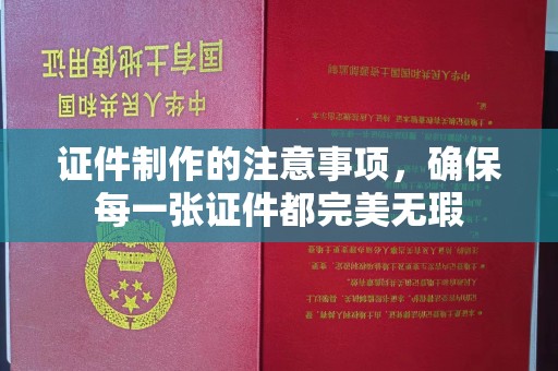 双阳证件制作的注意事项，确保每一张证件都完美无瑕