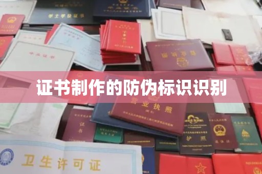 双阳证书制作的防伪标识识别