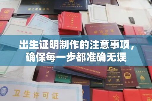 双阳出生证明制作的注意事项，确保每一步都准确无误