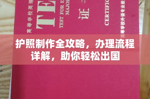 双阳护照制作全攻略，办理流程详解，助你轻松出国